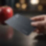 Visual representation of the Apple Card with pre-approval highlights