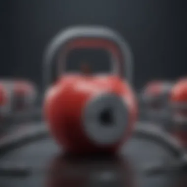 Understanding Apple Password Security Conceptual illustration of Apple password security