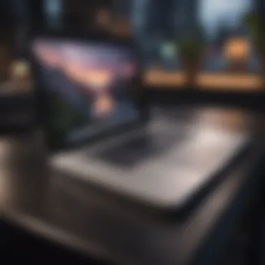 Sleek MacBook Design A sleek MacBook showcasing its design and features