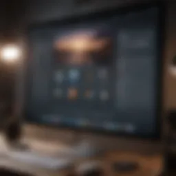 iCloud dashboard showcasing various features and functionalities