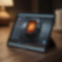Square Reader displayed on iPad Pro