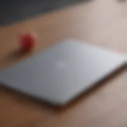 Close-up view of the Apple AirBook showcasing its sleek design and build quality.