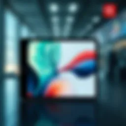 Visual representation of the iPad Pro dimensions