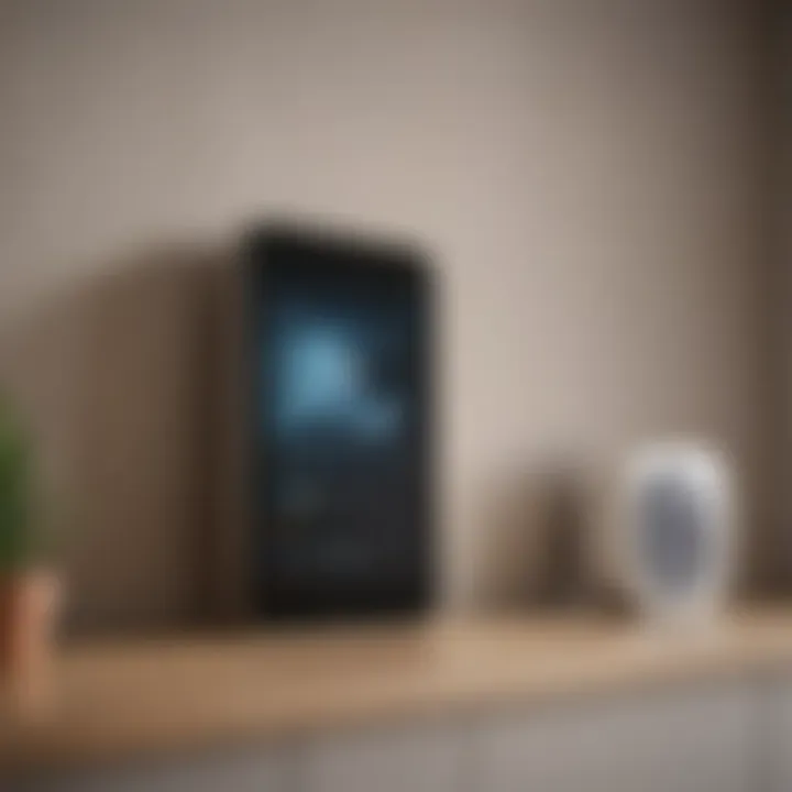 User-friendly interface of a smart home app displaying alerts from a HomeKit contact sensor