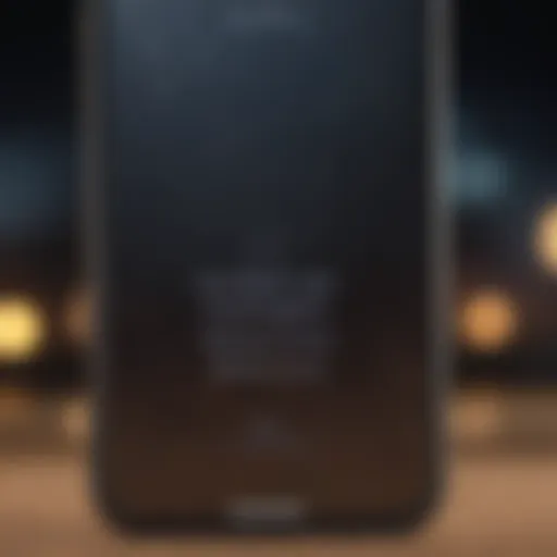 An iPhone displaying a locked screen with password prompt.