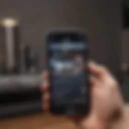 User activating iPhone hotspot feature