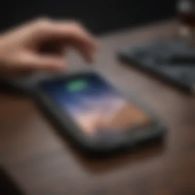 Wireless charging feature of mophie case