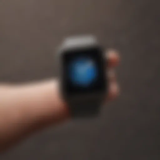 Zagg Apple Watch Protector showcasing its clarity and design